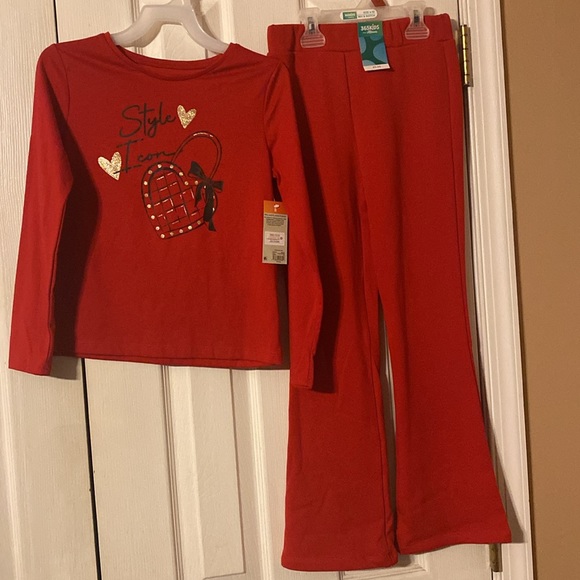 365KIDS from Garanimals girls top and pants bundle; size:8 - Picture 2 of 4